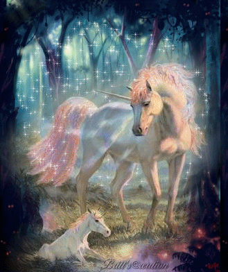 Sparkly Unicorn Gif