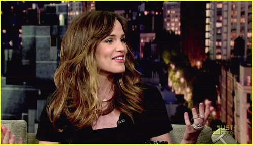  Jennifer On Late mostrar with David Letterman