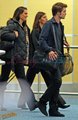 Rob & Brook Shields at the airport - twilight-series photo