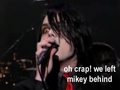 oh crap! we left mikey behind! - my-chemical-romance fan art