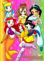 Disney Fighters - disney-princess fan art
