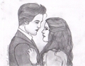Edward and bella at prom - twilight-series fan art