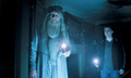 Harry and Dumbledore in HBP - harry-potter photo