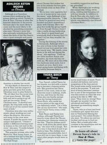 Now and Then in Tiger Beat [3]