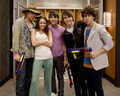 The jonas brothers,miley and her dad! - the-jonas-brothers photo
