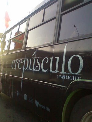 Twilight Mexican bus