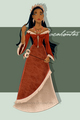 Masquerade Pocahontas - disney-princess fan art