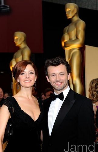  Michael Sheen and Lorraine Stewart at the Academy Awards