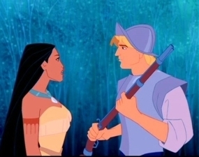  Pocahontas and John Smith