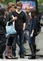 Chace on set of their new movie “Twelve” - gossip-girl photo