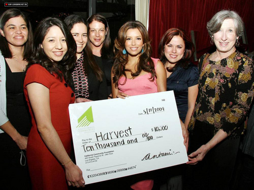 Eva Longoria supporting The Farmer Children of America event at Beso - 11 May 2009