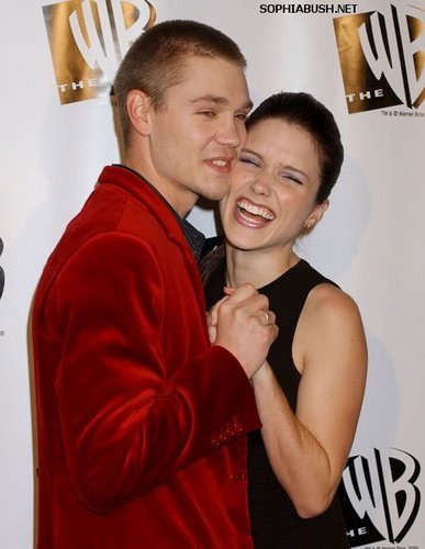  Sophia arbusto, bush and Chad Michael Murray at the The WB 2005 All estrela Party