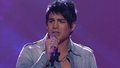 Adam singing "One"  - american-idol screencap