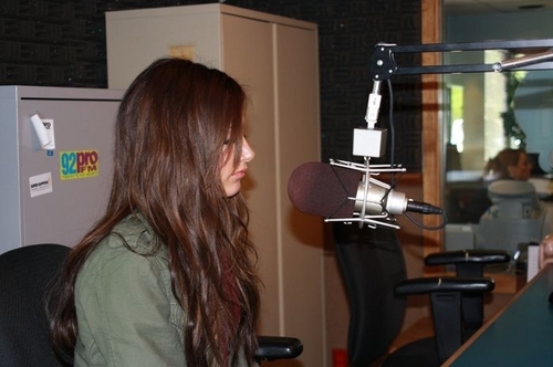  Ashley at Rhode Island radio station 92 pro FM - May 18