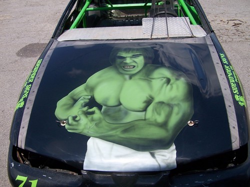  Incredible Hulk race car