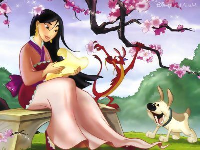 Mulan-childhood-animated-movie-heroines-