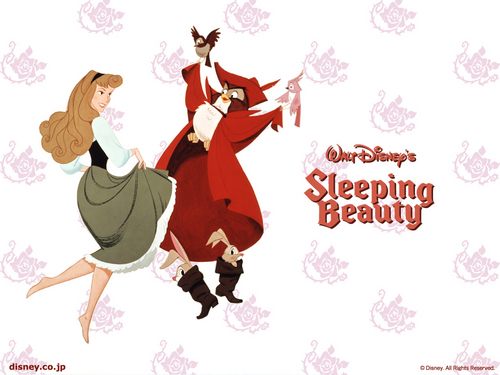  Sleeping Beauty kertas dinding