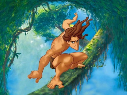  Tarzan karatasi la kupamba ukuta