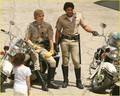 Zach and Donald spoofing "CHiPS", 16th May 09 - zach-braff photo