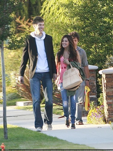  Ashley and boyfriend Scott Speer leaving her house in Toluca Lake - May 23