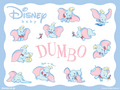 Baby Dumbo Wallpaper - disney wallpaper