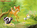 bambi - Bambi, Thumper and Flower Wallpaper wallpaper