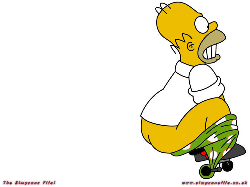 wallpaper simpsons. Homer - The Simpsons Wallpaper