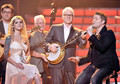 Megan and Michael sing a duet with Steve Martin at the finale - american-idol photo