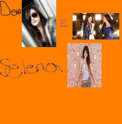  Demi and Selena shabiki art