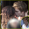Robert Pattinson & Kristen Stewart: ‘New Moon’ Kiss! >O - twilight-series photo