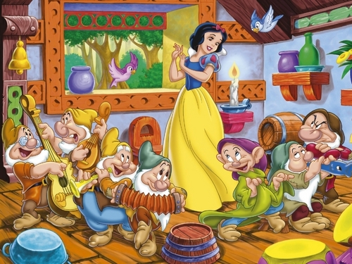  Snow White and the Seven Dwarfs achtergrond