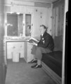 Van Johnson in his dressing room - candid - classic-movies photo