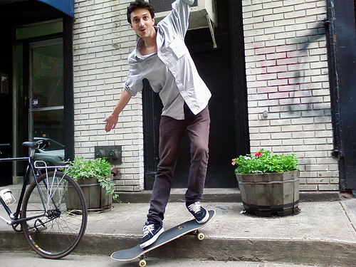 skateboard poser