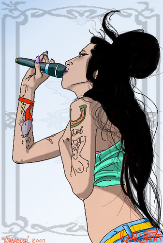  Amy Winehouse গান গাওয়া