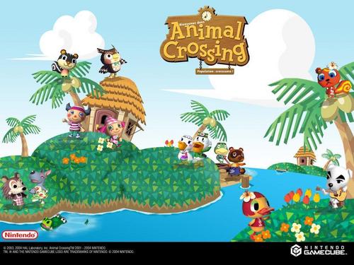  Animal Crossing karatasi la kupamba ukuta