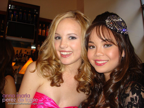 Anna and Meaghan at the Camp Rock Premiere
