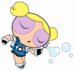 Bubblesin rolling bubbles form - bubbles-powerpuff-girls icon