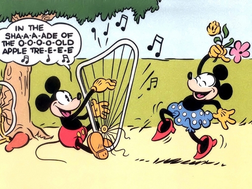  Mickey and Minnie پیپر وال
