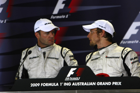  Rubens Barrichello and Jenson Button