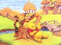 winnie-the-pooh - Winnie the Pooh and Tigger Wallpaper wallpaper