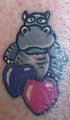Tattoo of hippo - hippos photo