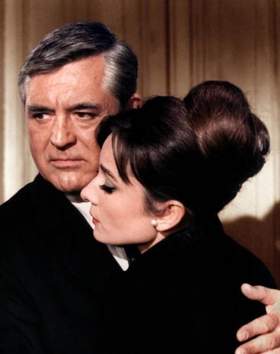  Cary Grant And Audrey Hepburn