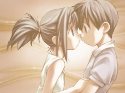 Anime Couples Kiss