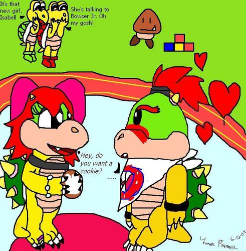  Isabell and Bowser Jr.