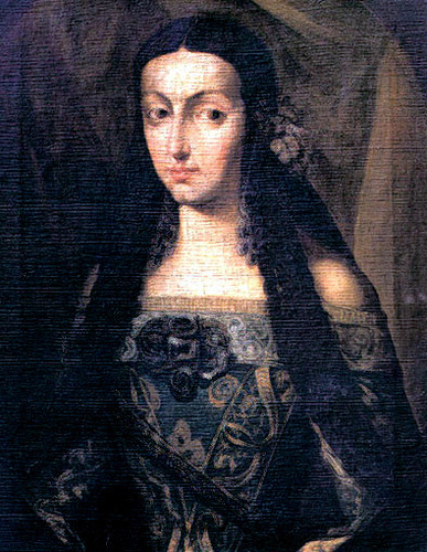  Marie Louise of Orleans, 皇后乐队 of Charles II of Spain