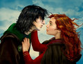 Severus&Lily - severus-snape-and-lily-evans fan art