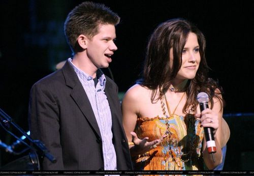 Sophia Bush and Lee Norris at the One Tree Hill Tour - San Francisco