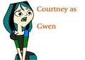 courtney as gwen 2 - total-drama-island fan art