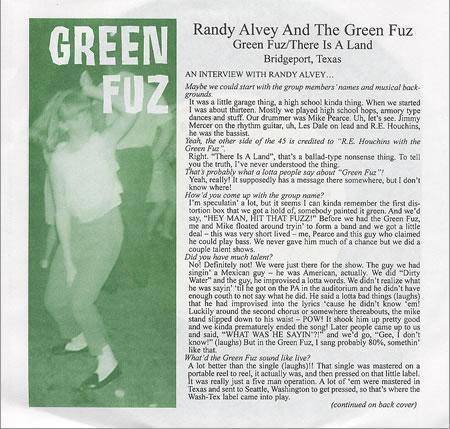  randy alvey + the green fuz