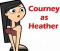 Courtney as Heather - total-drama-island fan art